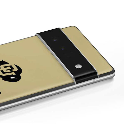 University of Colorado CU Collegiate Text Google Pixel 6 Skin